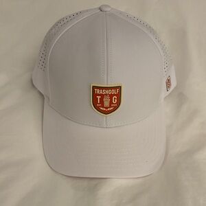 TrashGolf White Cap